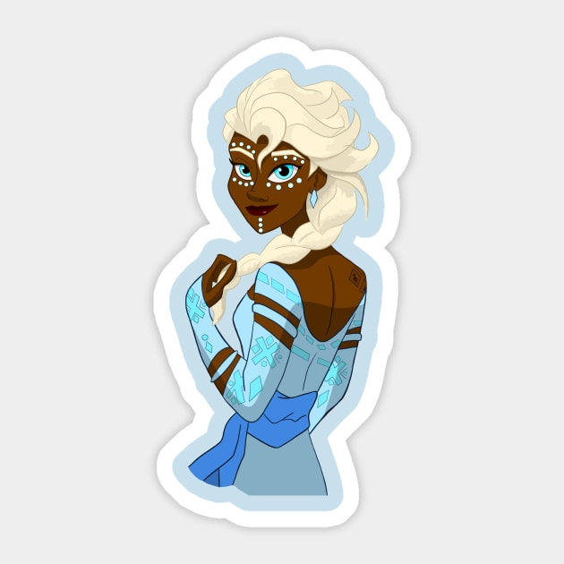 The Snow Queen Sticker by Visions_live